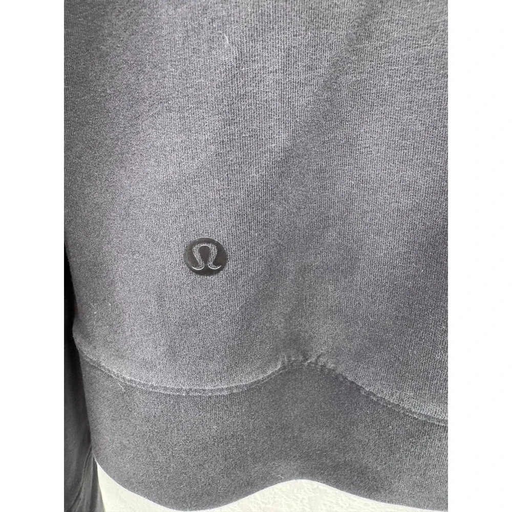 Lululemon Go‎ Forward Pullover Fleece Sweatshirt Sz 6 Cowl Neck Athleisure Yoga